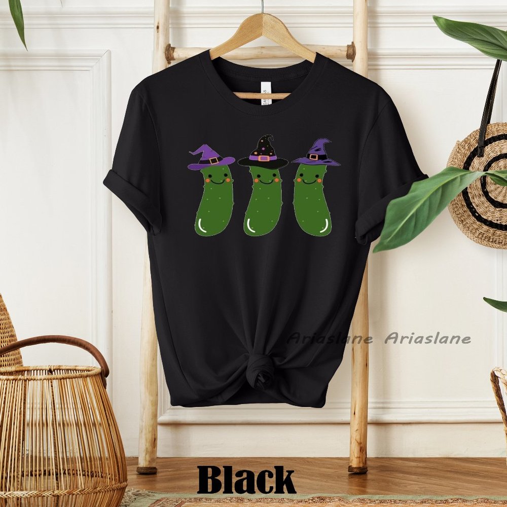 Witch Pickles Halloween Shirt-Dill Halloween Shirt-Witch Shirt-Funny Halloween